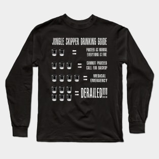 Jungle Skipper Drinking Guide Long Sleeve T-Shirt